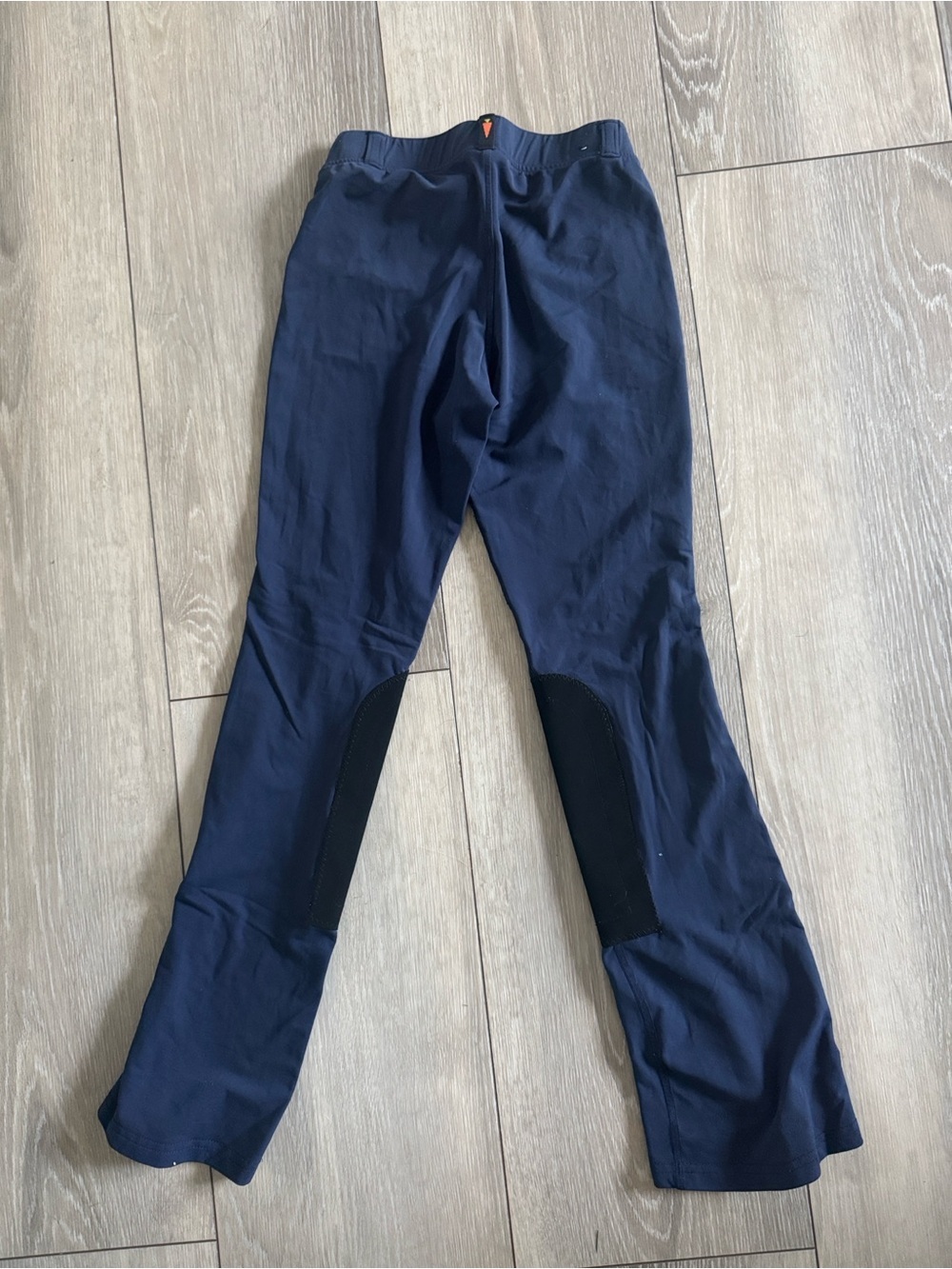 Kerrits Navy Equestrian Breeches with Black Logo Trim